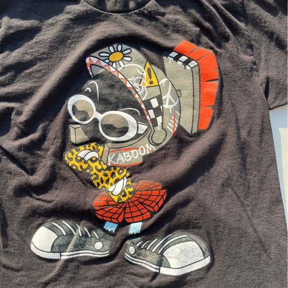 Men's Disney x Neff Black Marvin Martian T-Shirt M Looney Tunes Anime Streetwear - Picture 2 of 12